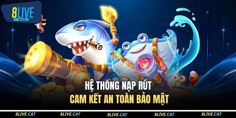 Hệ thống nạp rút cam kết an toàn bảo mật