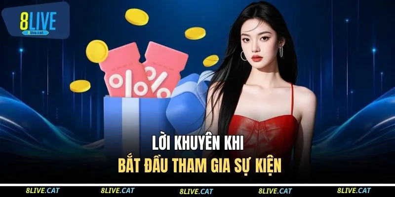 Lời khuyên khi bắt đầu tham gia sự kiện
